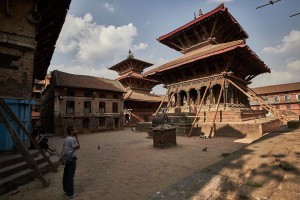 Amir in Bhaktapur in the field