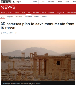 BBC Article on 3D Cameras