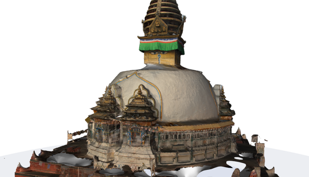  Kathesimbhu Stupa in 3D