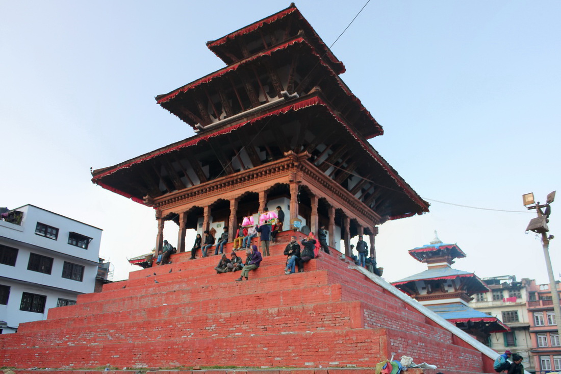 Maju Dega Temple, Kathmandu Durbar Square  before the earthquake