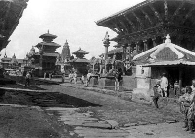 A view of Patan Durbar Square from the north-east in the mid 1910s Source: Images of the Century