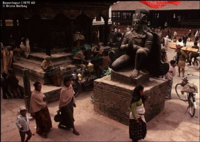 Basantapur towards Kastamandap in around 1975AD Photo by: Bruno Barbey