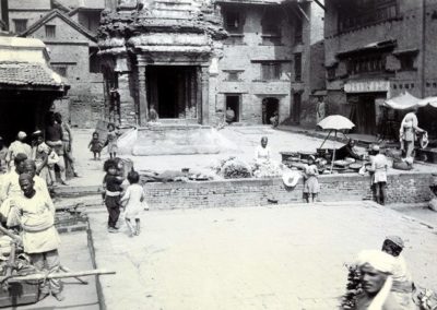 Street Scene near Simha Sattal in Basantapur Herzog and Higgins